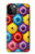 S4065 蛇の目傘柄 Snake Eye Umbrella Pattern iPhone 12, iPhone 12 Pro バックケース、フリップケース・カバー