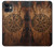 S4036 バイキングのヴェグヴィシルの木 Viking Vegvisir Compass Wood iPhone 11 バックケース、フリップケース・カバー
