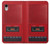 S4073 ヴィンテージの赤いカセットプレーヤーのグラフィック Vintage Red Cassette Player Graphic iPhone XR バックケース、フリップケース・カバー
