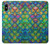 S4071 カラフルな人魚の鱗 Colorful Mermaid Scale iPhone X, iPhone XS バックケース、フリップケース・カバー