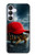 S4056 マダガスカルのカメの赤い帽子 Madagascar Turtle Red Cap Samsung Galaxy S25 FE バックケース、フリップケース・カバー