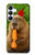 S4068 カピバラ蝶 Capybara Butterfly Samsung Galaxy S25 FE, S26 FE バックケース、フリップケース・カバー