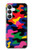 S4072 カラフルなカモフラージュ Colorful Camouflage Samsung Galaxy S25 FE バックケース、フリップケース・カバー