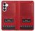 S4073 ヴィンテージの赤いカセットプレーヤーのグラフィック Vintage Red Cassette Player Graphic Samsung Galaxy S25 FE バックケース、フリップケース・カバー