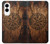 S4036 バイキングのヴェグヴィシルの木 Viking Vegvisir Compass Wood Samsung Galaxy S25 Edge バックケース、フリップケース・カバー
