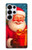 S4046 ハッピーサンタ Happy Santa Samsung Galaxy S25 Ultra バックケース、フリップケース・カバー