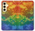 S4047 LGBTQカモフラージュ LGBTQ Camouflage Samsung Galaxy S24 FE バックケース、フリップケース・カバー