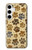S4032 野生動物の足跡 Wild Animal Paw Foot Print Samsung Galaxy S24 Plus バックケース、フリップケース・カバー