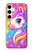 S4057 可愛いユニコーンの漫画 Cute Unicorn Cartoon Samsung Galaxy S24 Plus バックケース、フリップケース・カバー
