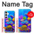 S4058 カラフルな水族館 Colorful Aquarium Samsung Galaxy S24 Plus バックケース、フリップケース・カバー