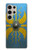 S4052 青いローマの盾 Blue Roman Shield Samsung Galaxy S24 Ultra バックケース、フリップケース・カバー