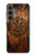 S4036 バイキングのヴェグヴィシルの木 Viking Vegvisir Compass Wood Samsung Galaxy S23 FE バックケース、フリップケース・カバー