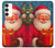 S4046 ハッピーサンタ Happy Santa Samsung Galaxy S23 Plus バックケース、フリップケース・カバー