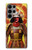 S4063 日本の戦士の侍の鎧 Japan Warrior Samurai Armor Samsung Galaxy S23 Ultra バックケース、フリップケース・カバー