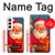 S4046 ハッピーサンタ Happy Santa Samsung Galaxy S22 バックケース、フリップケース・カバー
