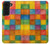 S4077 水彩画 カラフルなチェック柄 Water Color Painting Colorful Check Pattern Samsung Galaxy S22 バックケース、フリップケース・カバー
