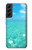S4066 夏の海のビーチ Summer Ocean Beach Samsung Galaxy S22 Plus バックケース、フリップケース・カバー