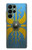 S4052 青いローマの盾 Blue Roman Shield Samsung Galaxy S22 Ultra バックケース、フリップケース・カバー
