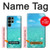 S4066 夏の海のビーチ Summer Ocean Beach Samsung Galaxy S22 Ultra バックケース、フリップケース・カバー