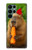 S4068 カピバラ蝶 Capybara Butterfly Samsung Galaxy S22 Ultra バックケース、フリップケース・カバー