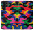 S4072 カラフルなカモフラージュ Colorful Camouflage Samsung Galaxy S22 Ultra バックケース、フリップケース・カバー