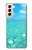 S4066 夏の海のビーチ Summer Ocean Beach Samsung Galaxy S21 5G バックケース、フリップケース・カバー