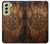 S4036 バイキングのヴェグヴィシルの木 Viking Vegvisir Compass Wood Samsung Galaxy S21 FE 5G バックケース、フリップケース・カバー