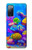 S4058 カラフルな水族館 Colorful Aquarium Samsung Galaxy S20 FE バックケース、フリップケース・カバー