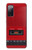 S4073 ヴィンテージの赤いカセットプレーヤーのグラフィック Vintage Red Cassette Player Graphic Samsung Galaxy S20 FE バックケース、フリップケース・カバー