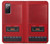 S4073 ヴィンテージの赤いカセットプレーヤーのグラフィック Vintage Red Cassette Player Graphic Samsung Galaxy S20 FE バックケース、フリップケース・カバー