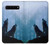 S4053 遠吠えする2匹のオオカミのカップル Two Wolves Couple Howling Forest Samsung Galaxy S10 5G バックケース、フリップケース・カバー