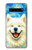 S4064 笑顔の犬 ゴッホの星月夜 Smile Dog Van Gogh Starry Night Samsung Galaxy S10 5G バックケース、フリップケース・カバー
