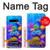 S4058 カラフルな水族館 Colorful Aquarium Samsung Galaxy S10 バックケース、フリップケース・カバー