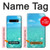 S4066 夏の海のビーチ Summer Ocean Beach Samsung Galaxy S10 バックケース、フリップケース・カバー