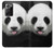 S4049 舌を出した可愛いパンダ Cute Panda Stick Out Tongue Samsung Galaxy Note 20 Ultra, Ultra 5G バックケース、フリップケース・カバー