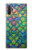 S4071 カラフルな人魚の鱗 Colorful Mermaid Scale Samsung Galaxy Note 10 Plus バックケース、フリップケース・カバー