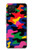 S4072 カラフルなカモフラージュ Colorful Camouflage Samsung Galaxy A12 バックケース、フリップケース・カバー