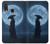 S4034 侍の月夜 Samurai Moon Night Samsung Galaxy A20e バックケース、フリップケース・カバー