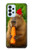 S4068 カピバラ蝶 Capybara Butterfly Samsung Galaxy A23 バックケース、フリップケース・カバー
