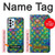 S4071 カラフルな人魚の鱗 Colorful Mermaid Scale Samsung Galaxy A23 バックケース、フリップケース・カバー