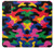 S4072 カラフルなカモフラージュ Colorful Camouflage Samsung Galaxy A32 5G バックケース、フリップケース・カバー