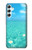 S4066 夏の海のビーチ Summer Ocean Beach Samsung Galaxy A34 5G バックケース、フリップケース・カバー