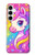 S4057 可愛いユニコーンの漫画 Cute Unicorn Cartoon Samsung Galaxy A35 5G バックケース、フリップケース・カバー