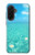 S4066 夏の海のビーチ Summer Ocean Beach Samsung Galaxy A36 バックケース、フリップケース・カバー