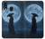 S4034 侍の月夜 Samurai Moon Night Samsung Galaxy A40 バックケース、フリップケース・カバー