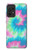 S4033 パステルカラーのタイダイ染め Pastel Color Tie Dye Samsung Galaxy A52s 5G バックケース、フリップケース・カバー