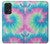 S4033 パステルカラーのタイダイ染め Pastel Color Tie Dye Samsung Galaxy A52s 5G バックケース、フリップケース・カバー