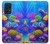 S4058 カラフルな水族館 Colorful Aquarium Samsung Galaxy A52s 5G バックケース、フリップケース・カバー