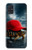 S4056 マダガスカルのカメの赤い帽子 Madagascar Turtle Red Cap Samsung Galaxy A51 バックケース、フリップケース・カバー