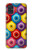 S4065 蛇の目傘柄 Snake Eye Umbrella Pattern Samsung Galaxy A51 バックケース、フリップケース・カバー